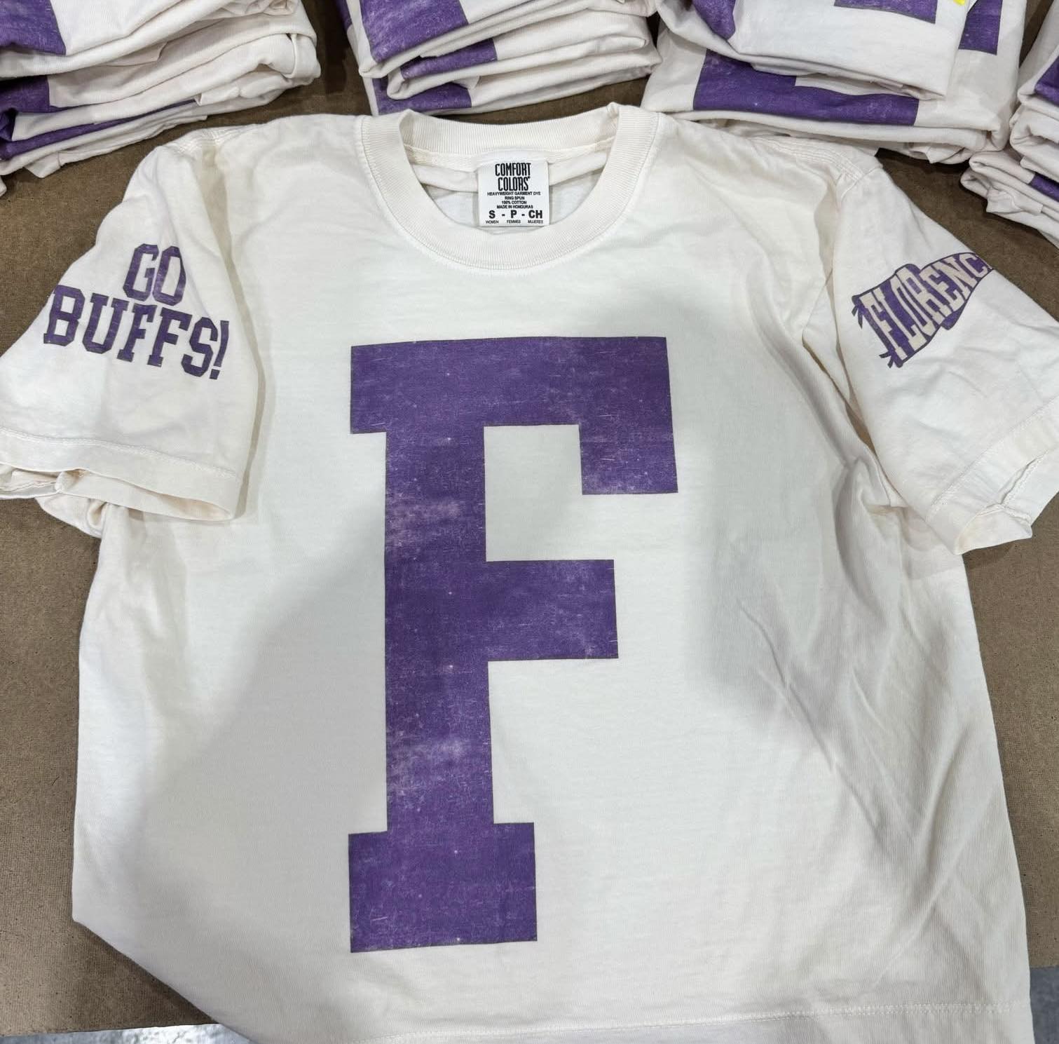 Distressed F Team Spirit Tee