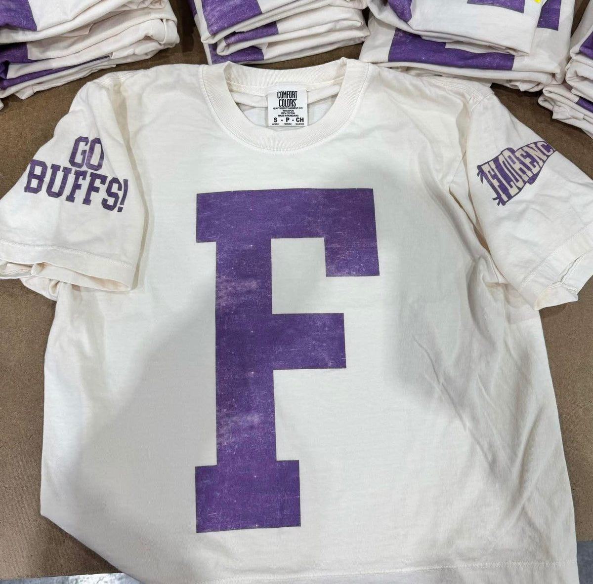 Distressed F Team Spirit Tee
