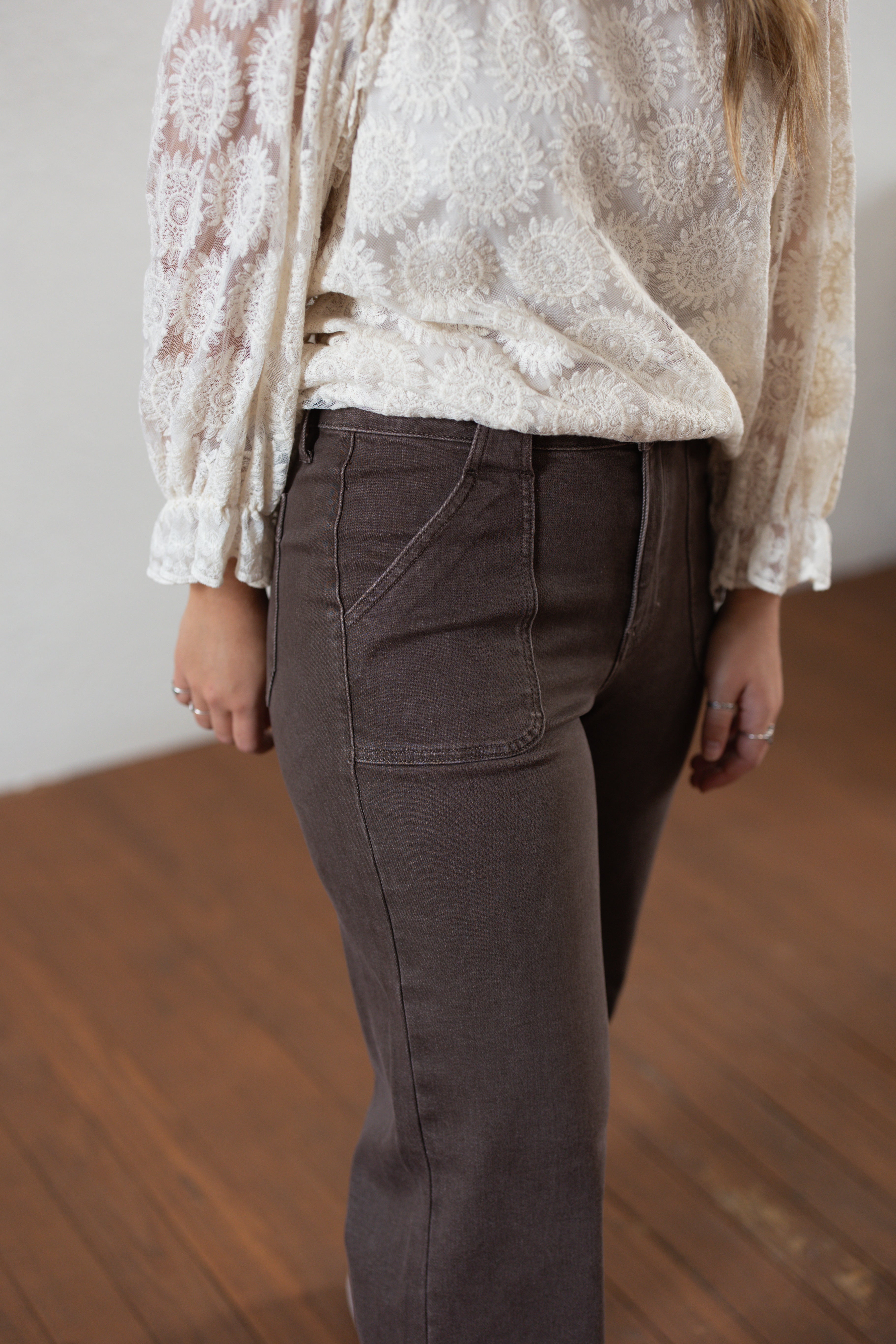 HW Retro Wide Yarn Dyed Jeans