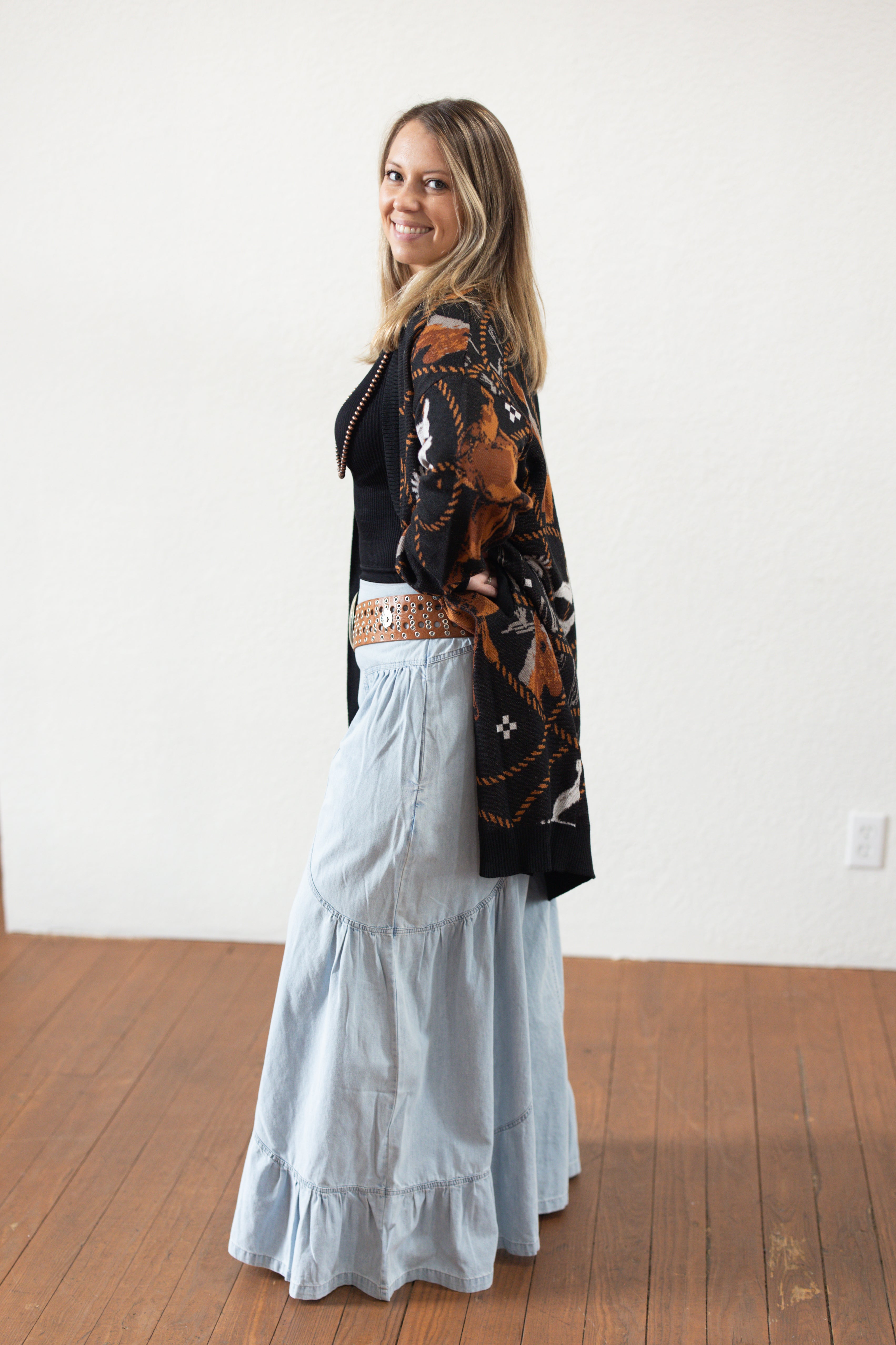 Boho Wide Leg Tiered Palazzo Pants