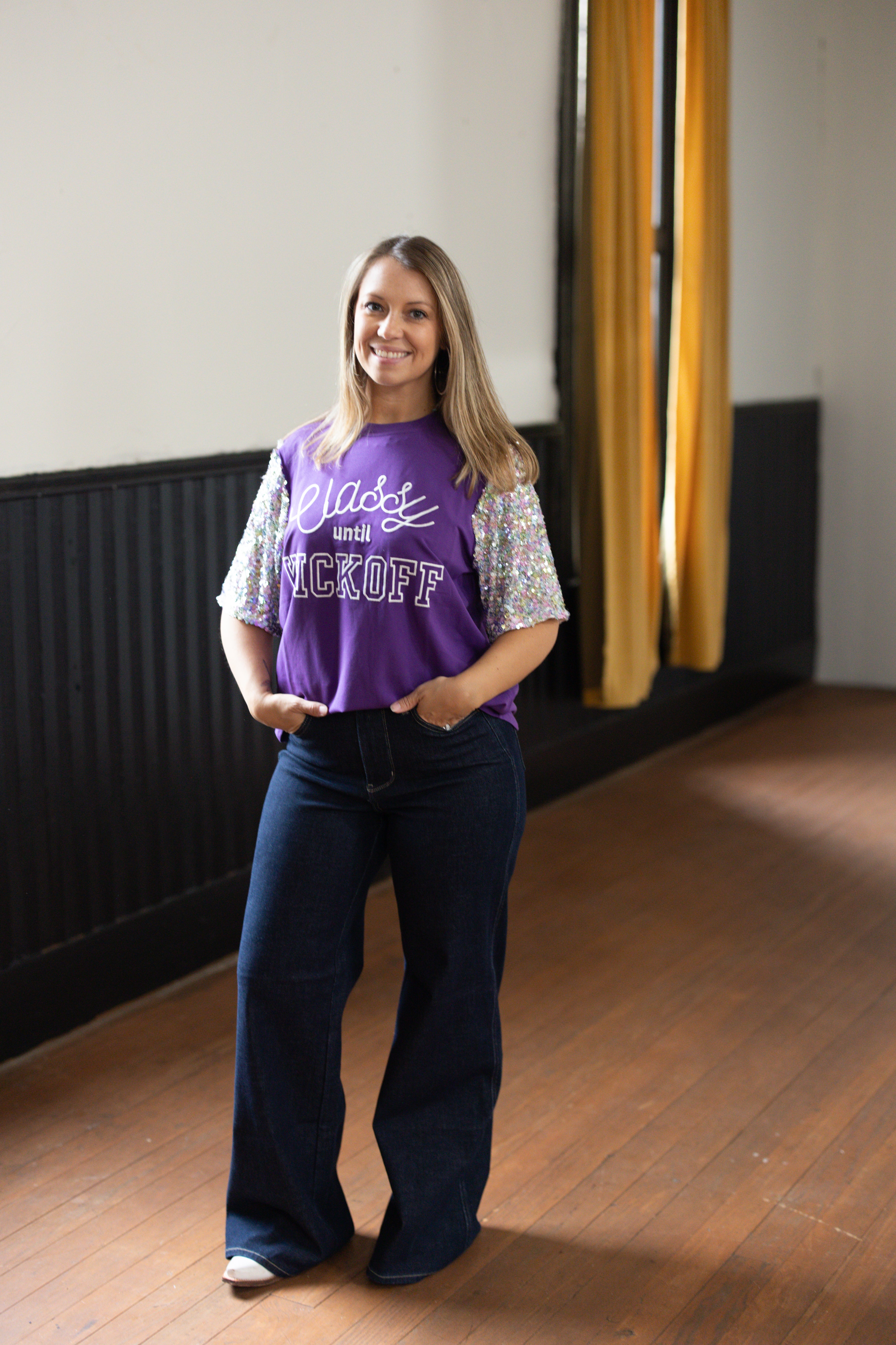 Classy Until Kickoff Tee