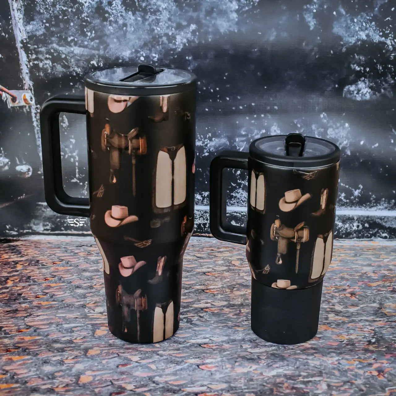 Classic Western Flip Flop Tumbler