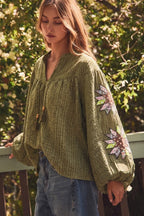 Crinkled Peasant Top