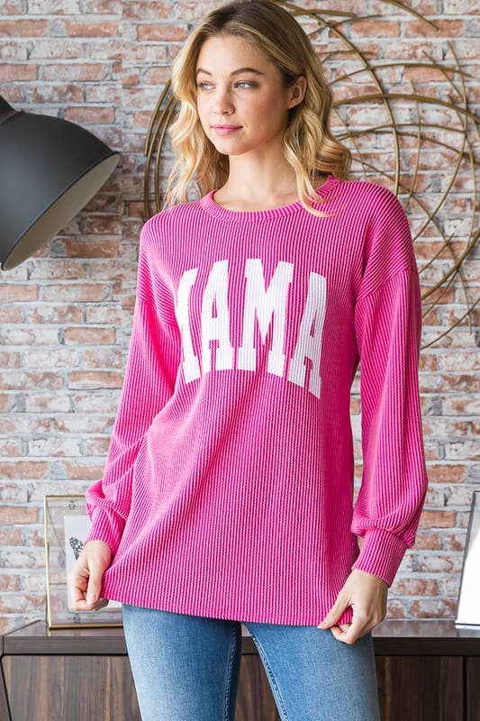 MAMA URBAN RIBBED TOP