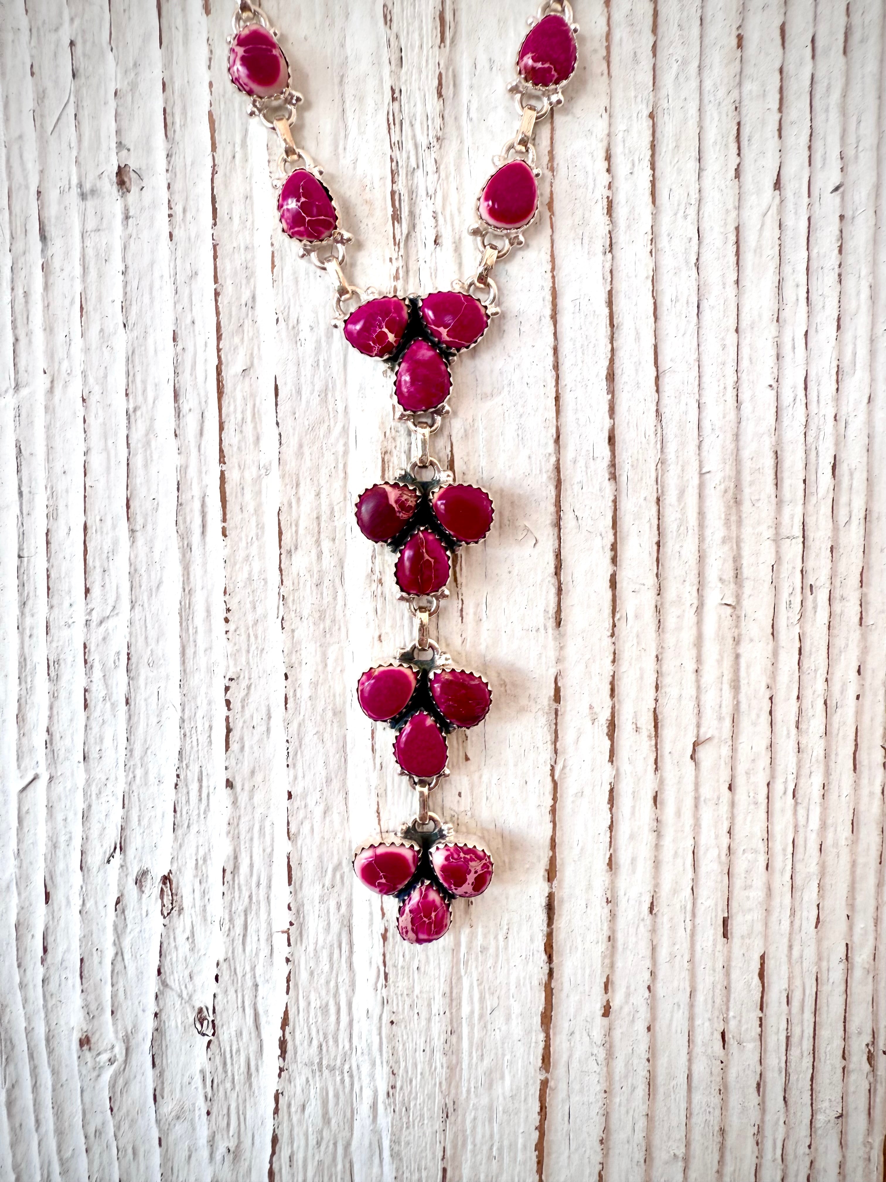 Desert Pink Jasper Necklace