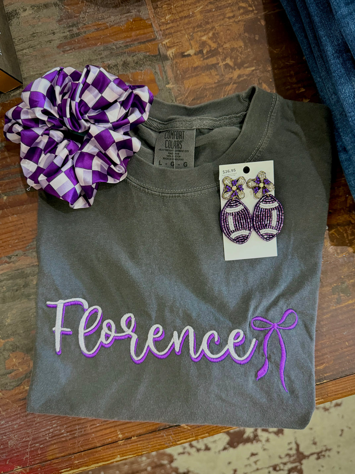 Embroidered Bow Spirit Crewneck