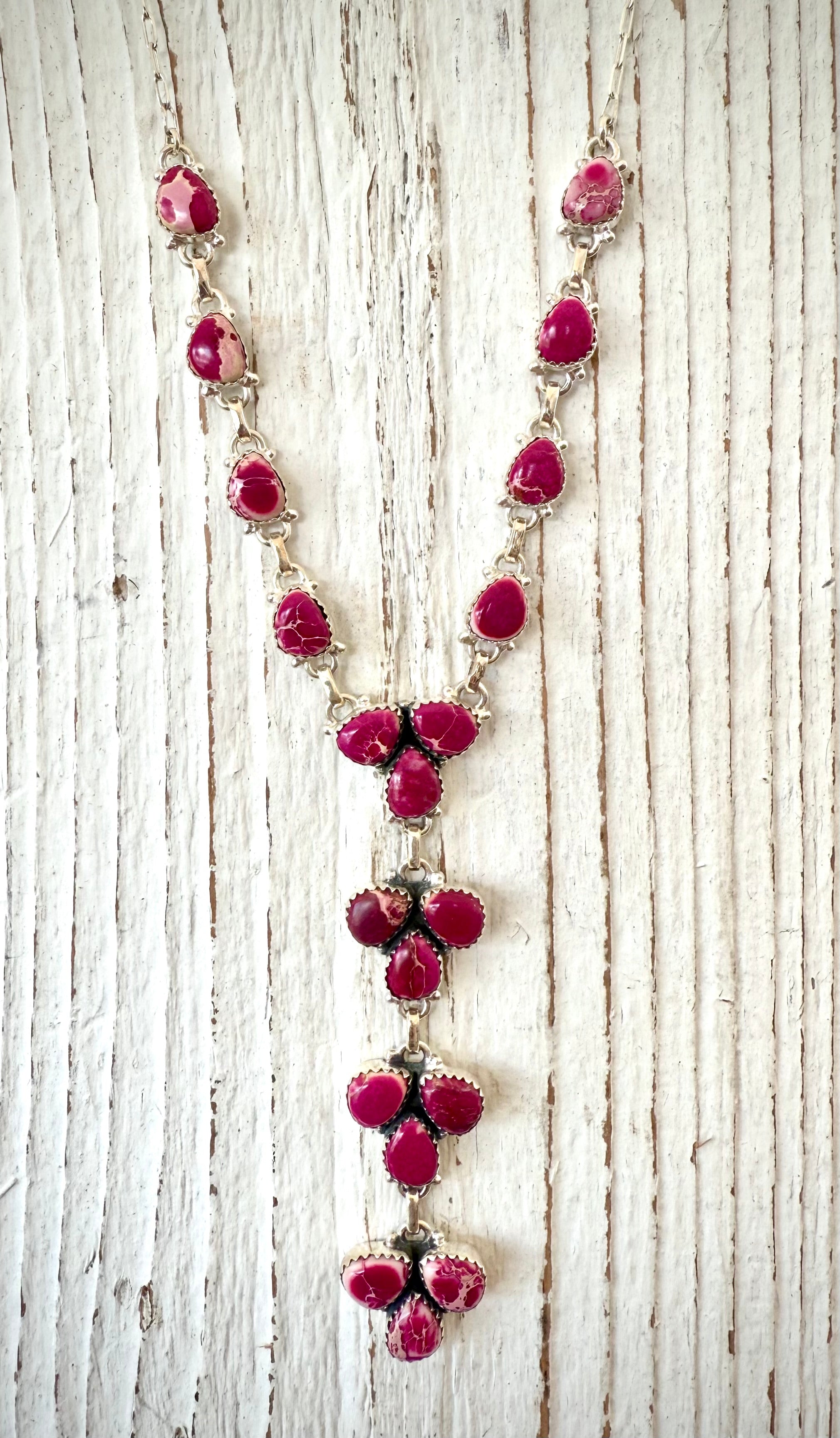 Desert Pink Jasper Necklace