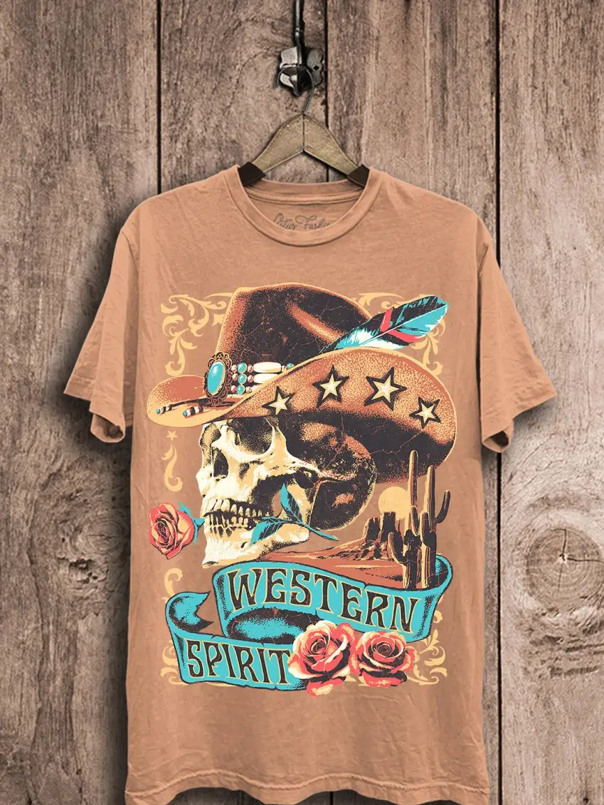 Western Spirit Graphic Top