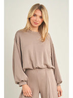 ANWND CROPPED Crewneck Sweatshirt