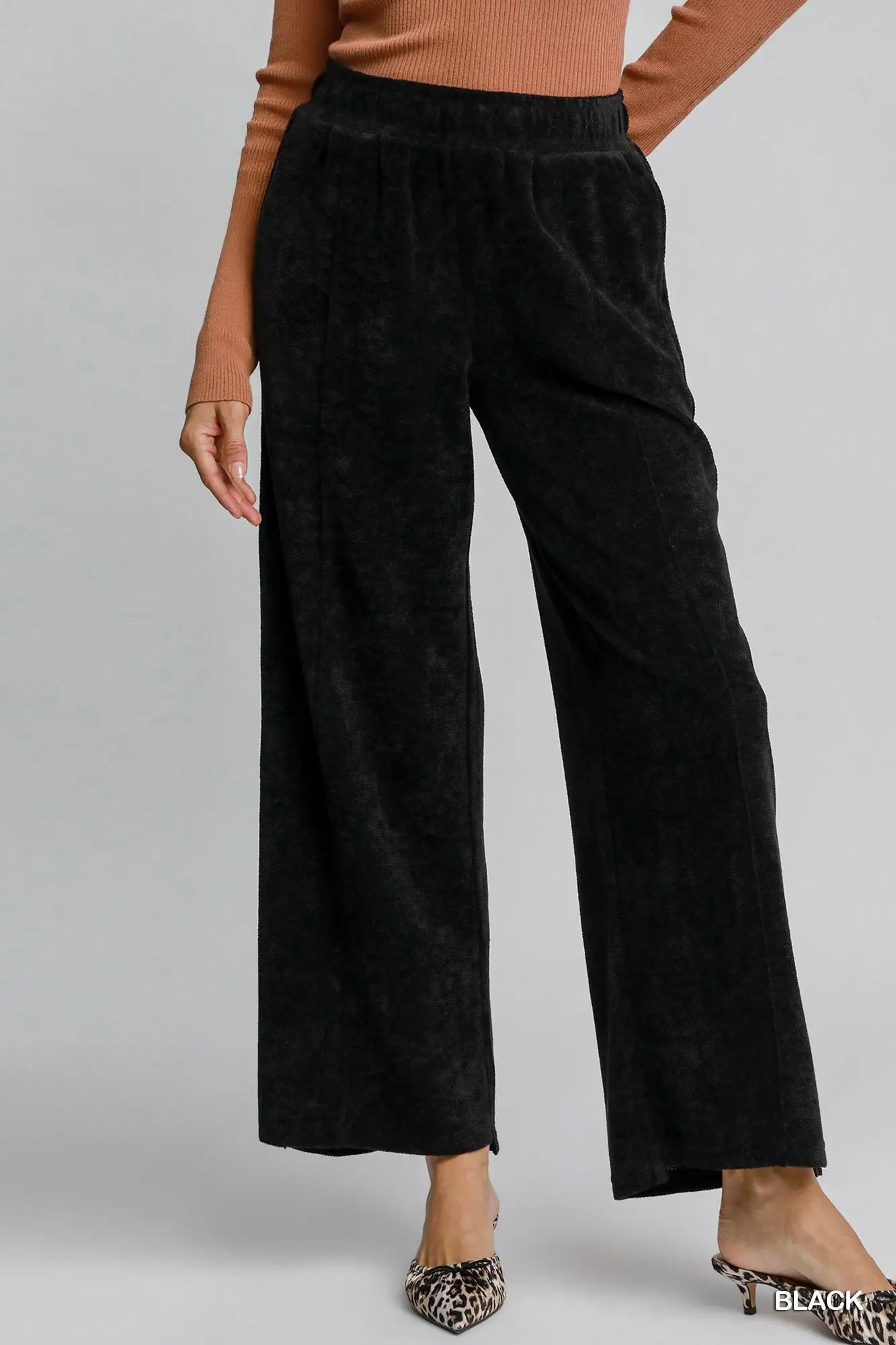 Chenille Waistband Pants