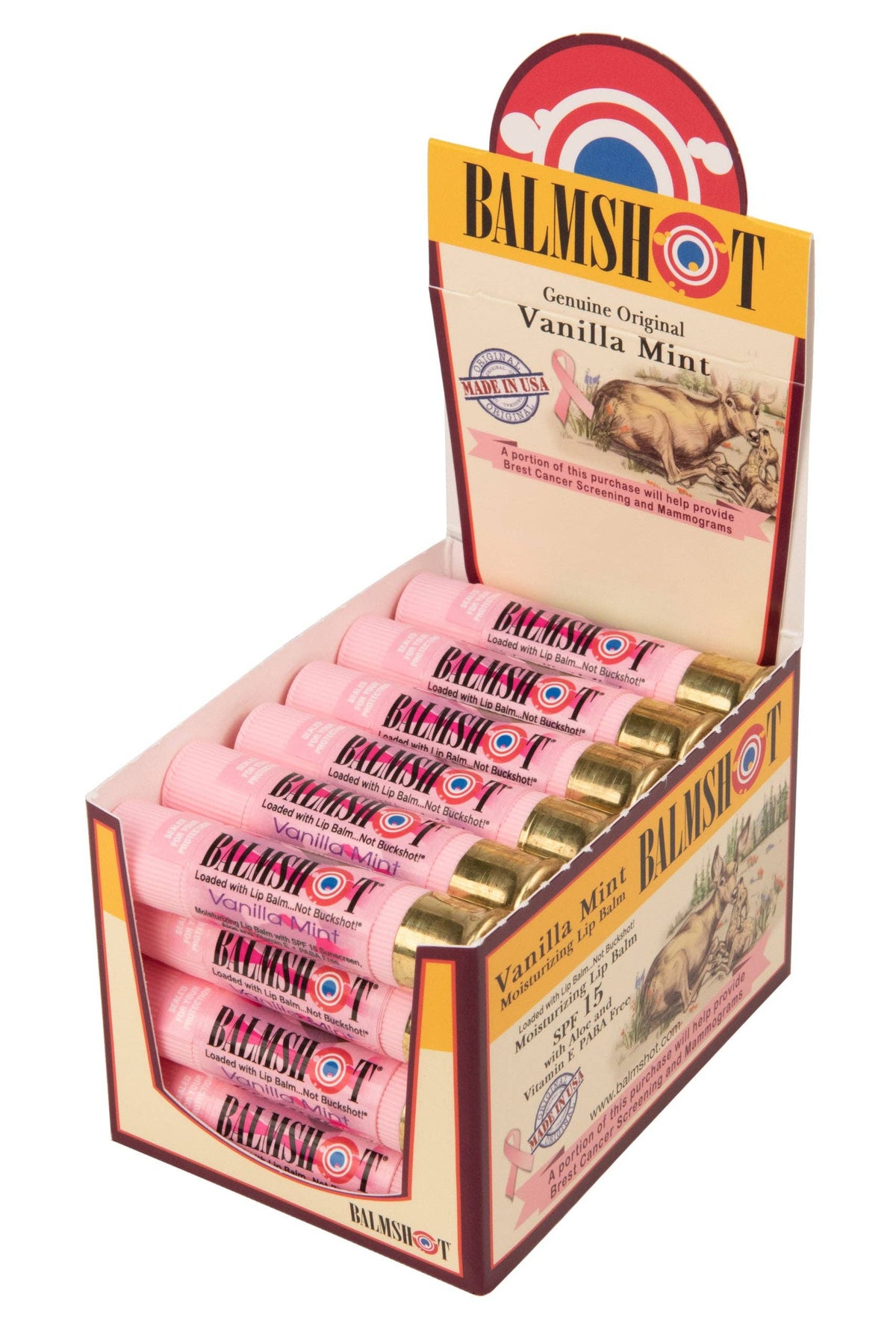 Pink Camo Vanilla Mint Lip Balm