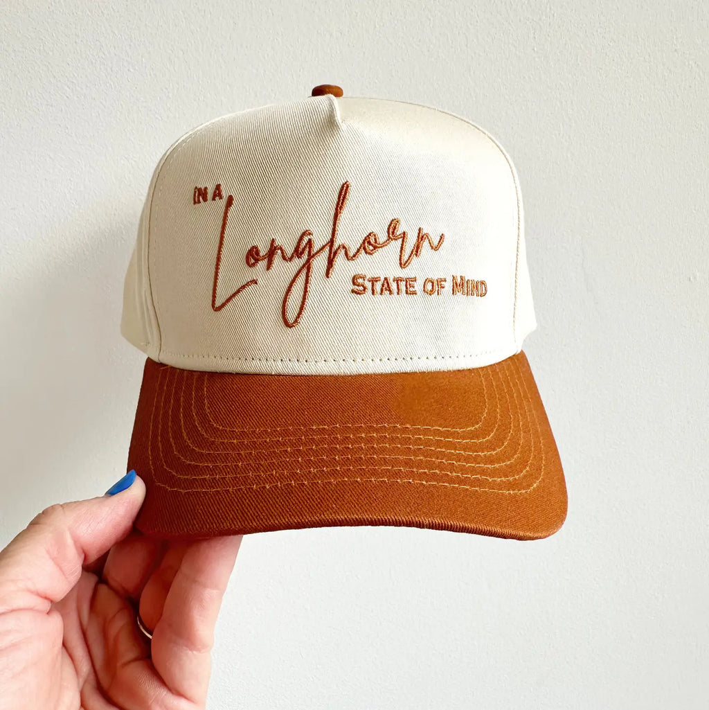 Longhorn State of Mind Vintage Trucker Hat
