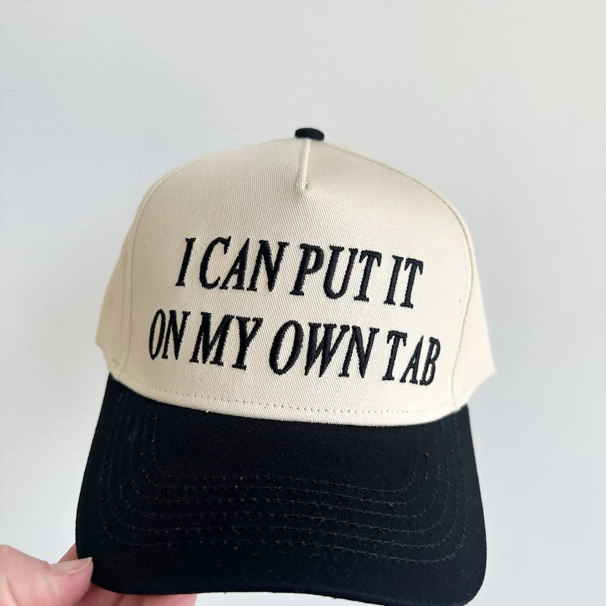 I Can Put It On My Own Tab Trucker Hat