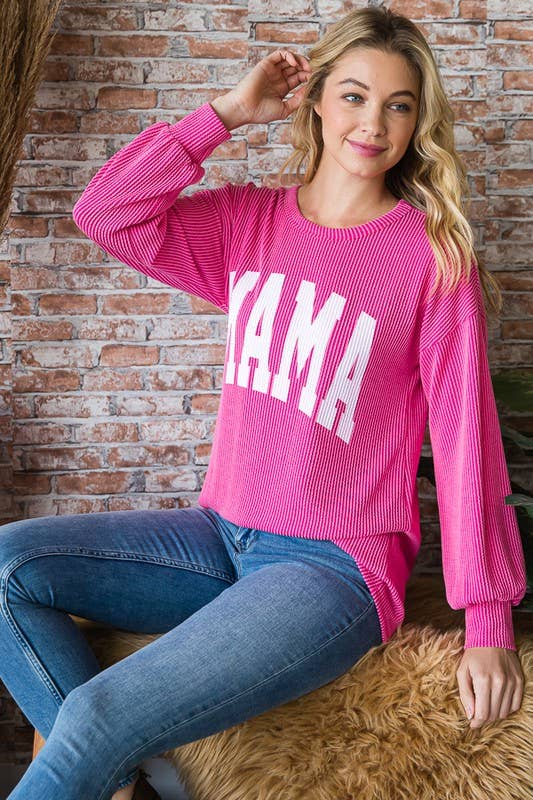 MAMA URBAN RIBBED TOP