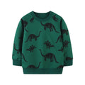 Kids Long Sleeve Sweatshirt with Animal Prints