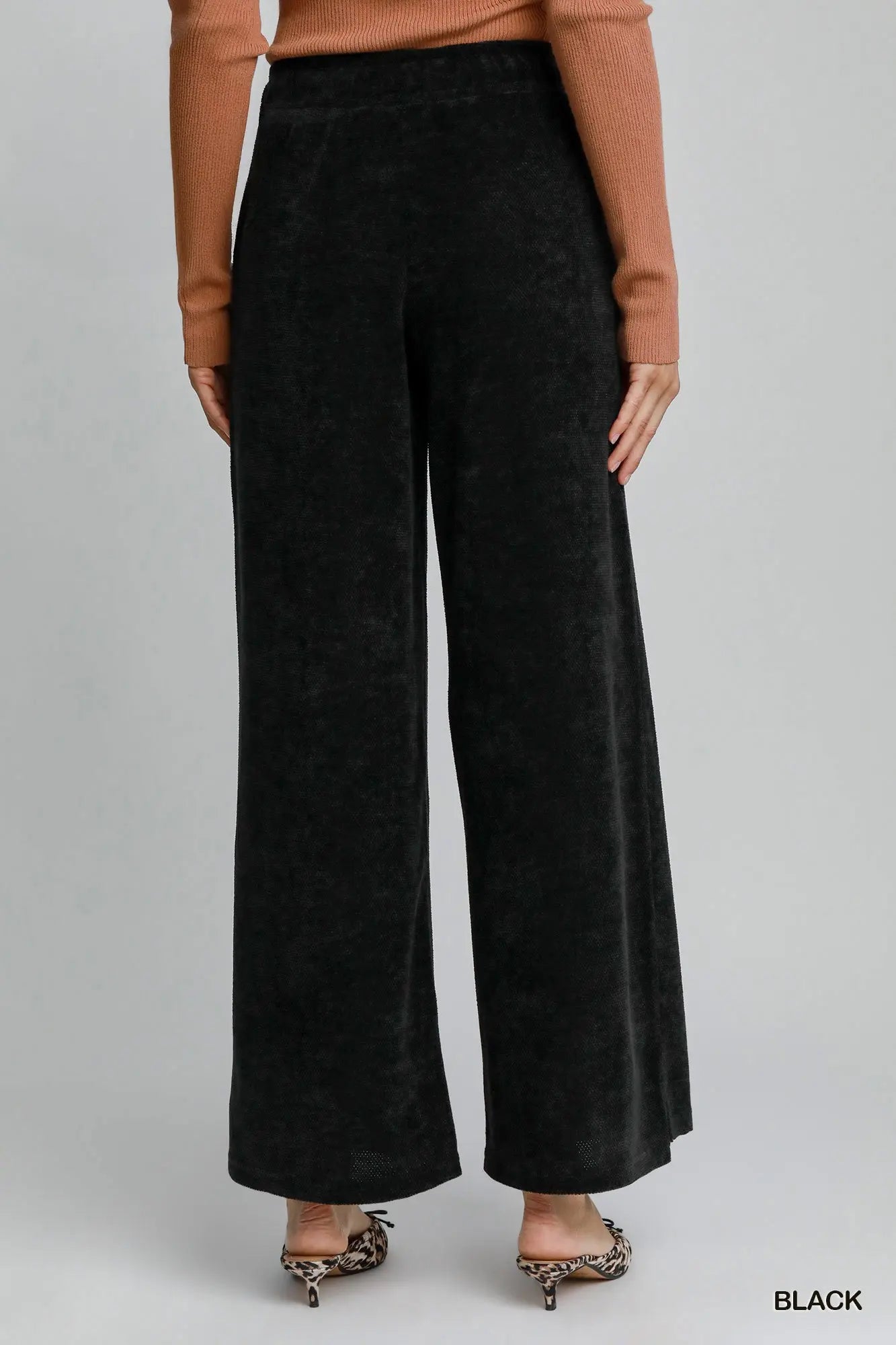 Chenille Waistband Pants