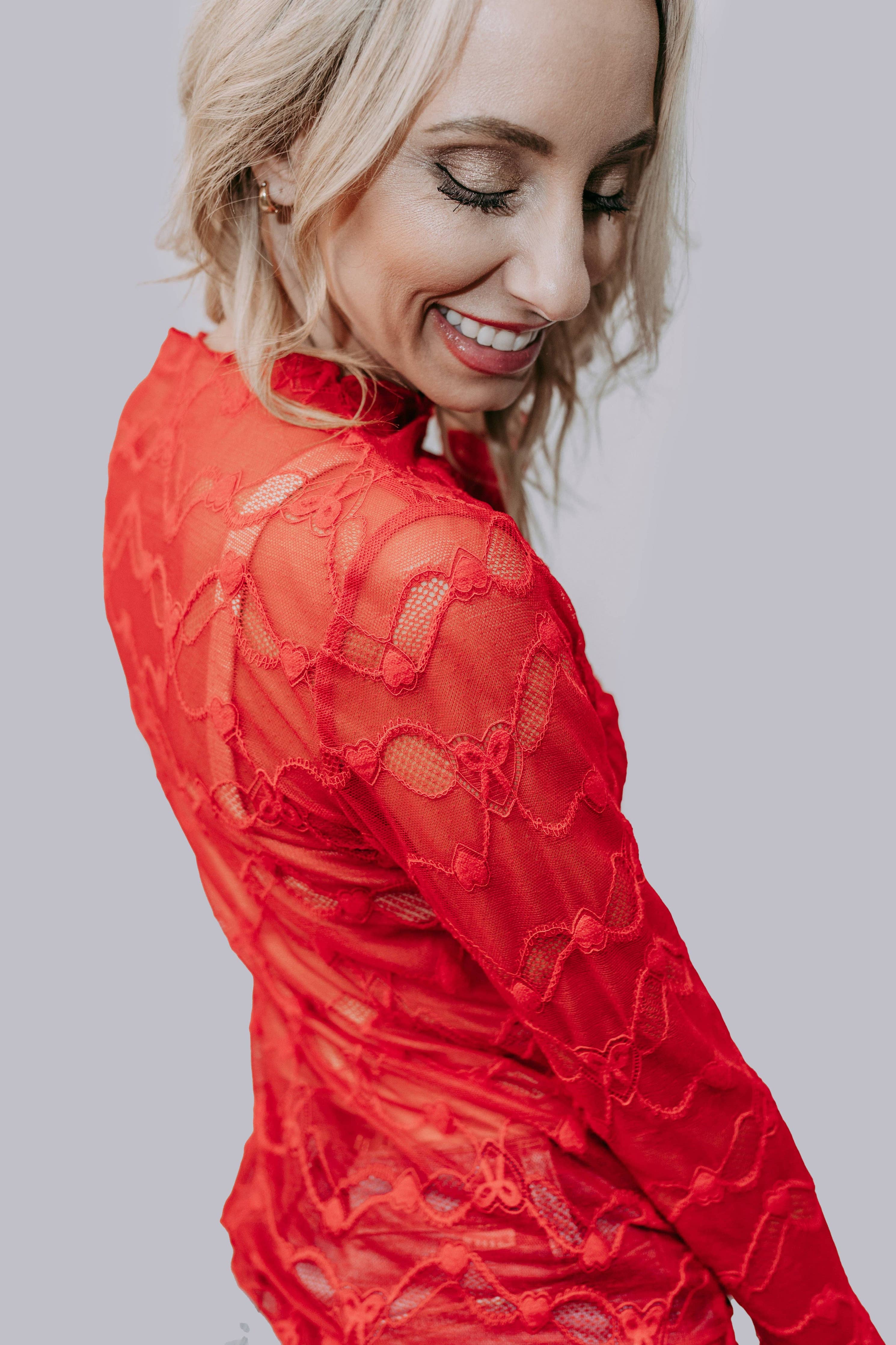 Madly in Love Lace Top