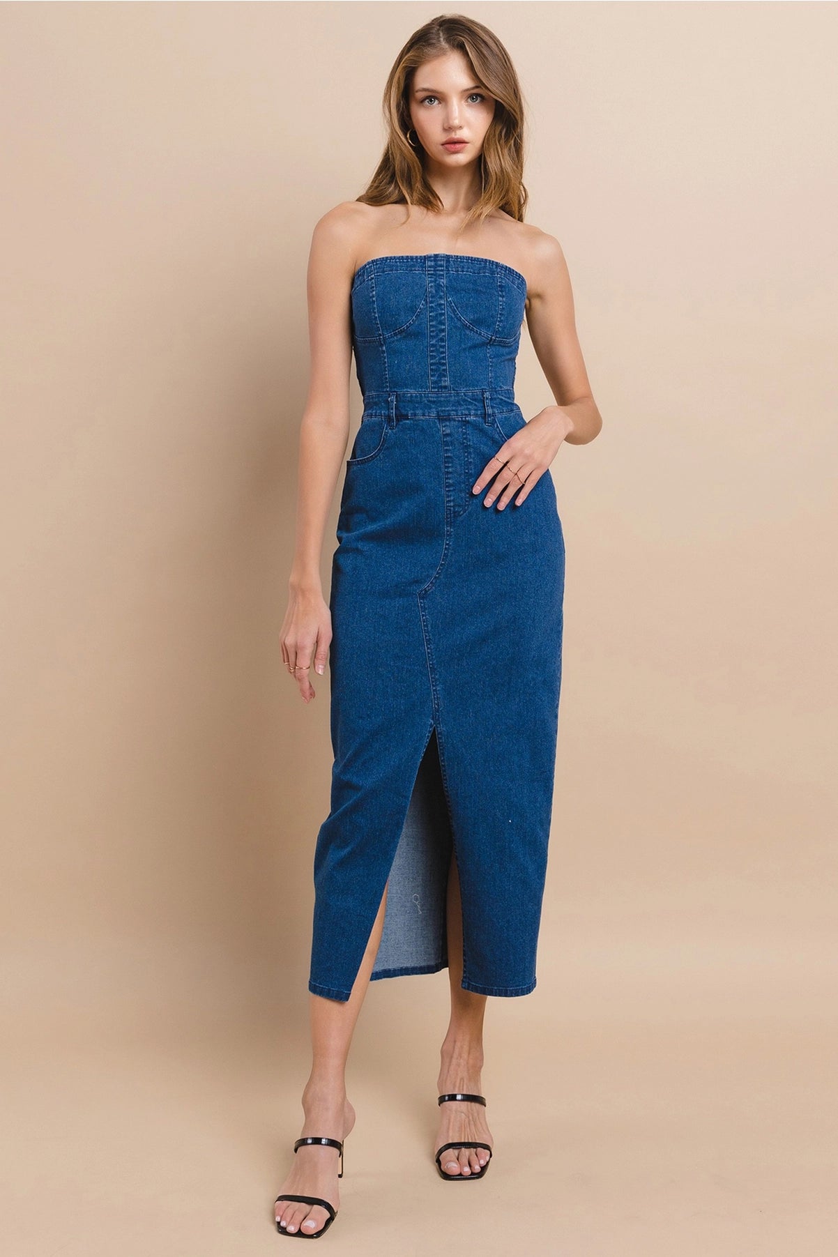 Denim Midi Dress