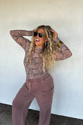 Camo Woods Mesh Top
