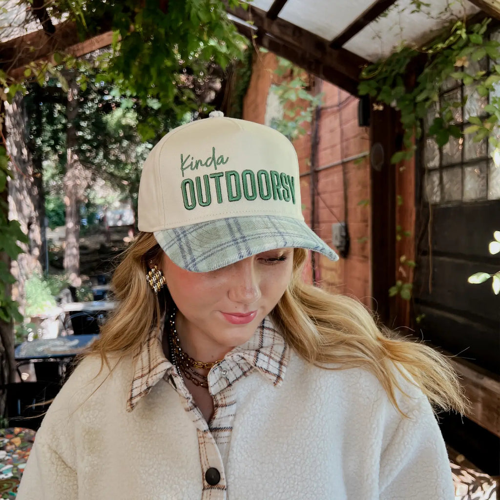 Kinda Outdoorsy Vintage Trucker Hat