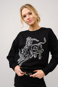 Embroidered Bull Riding