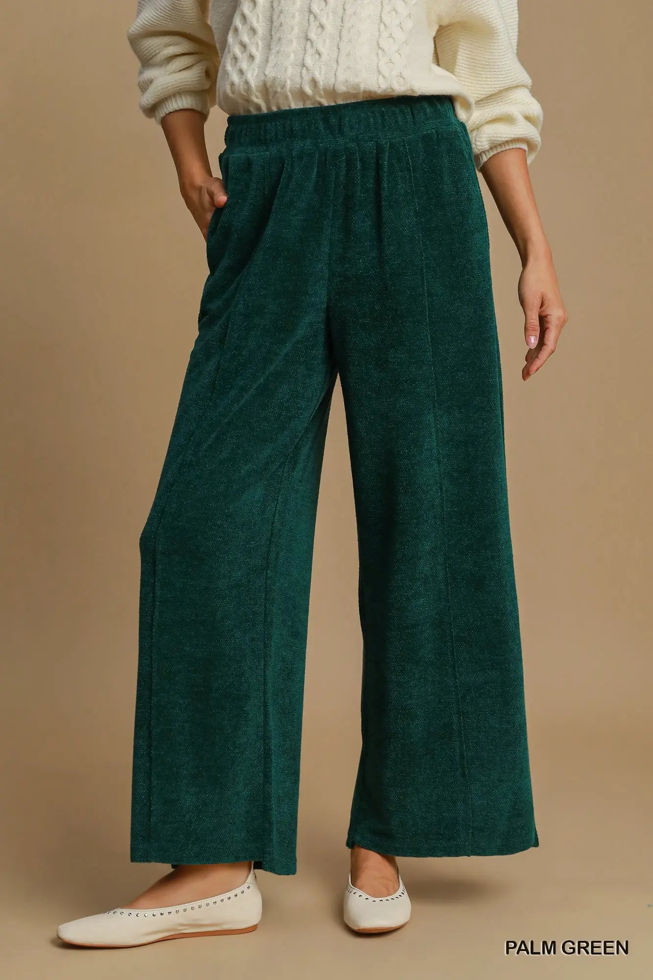 Chenille Waistband Pants