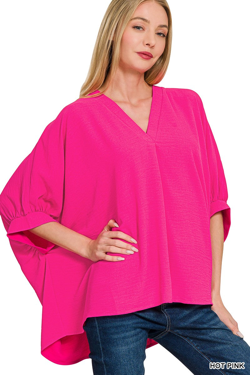 Flowy V-Neck Top