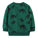 Kids Long Sleeve Sweatshirt with Animal Prints