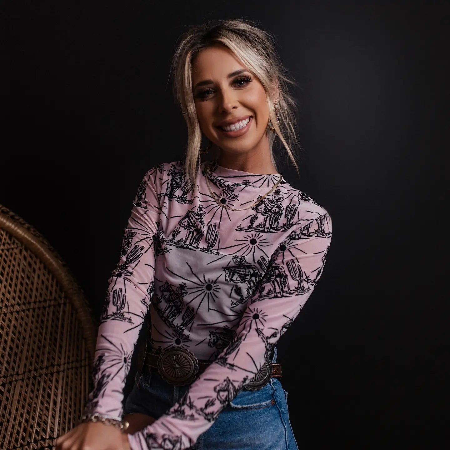 Sunshine 3D Mesh Top