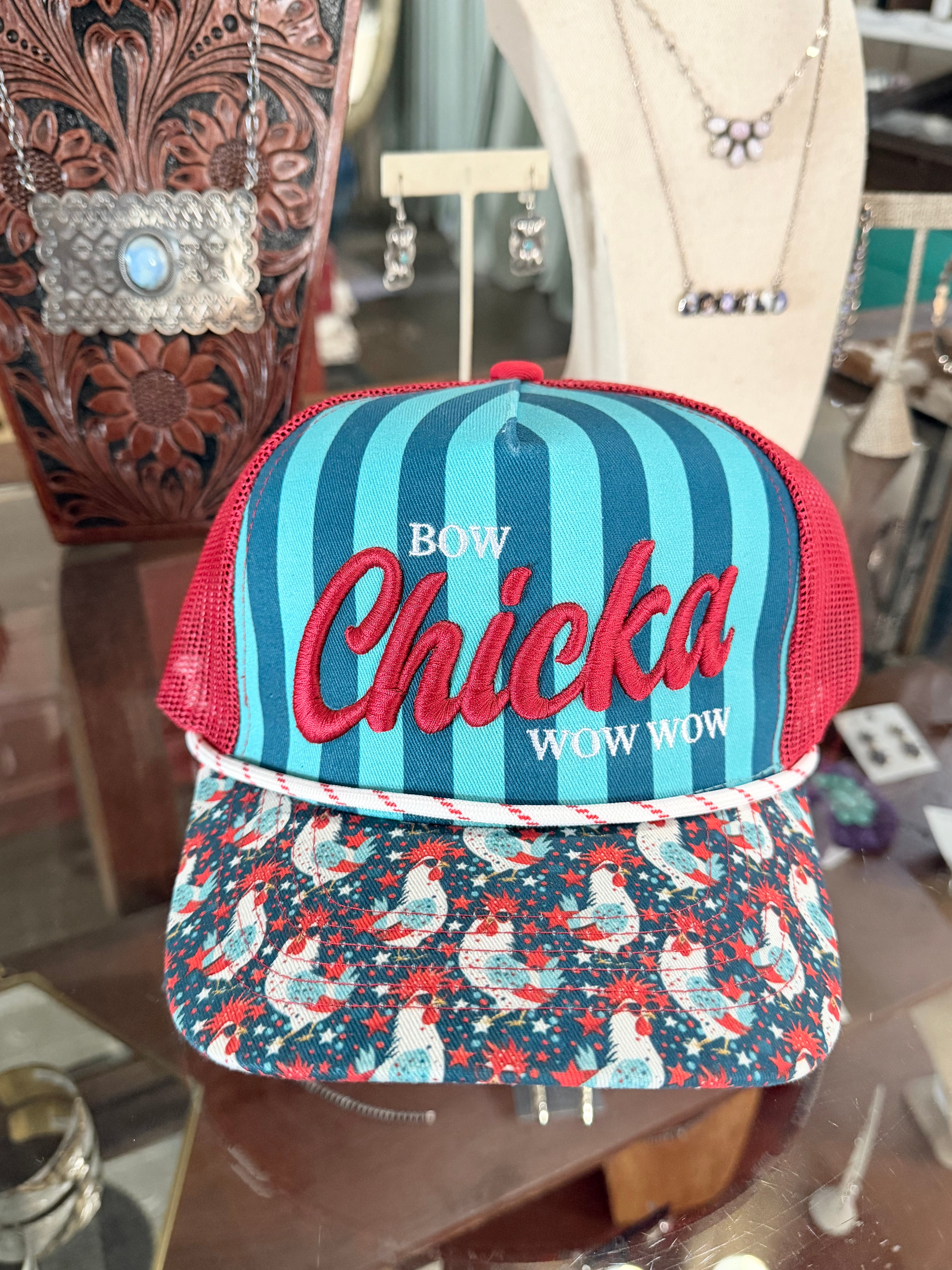 Bow Chicka Wow Wow Cap