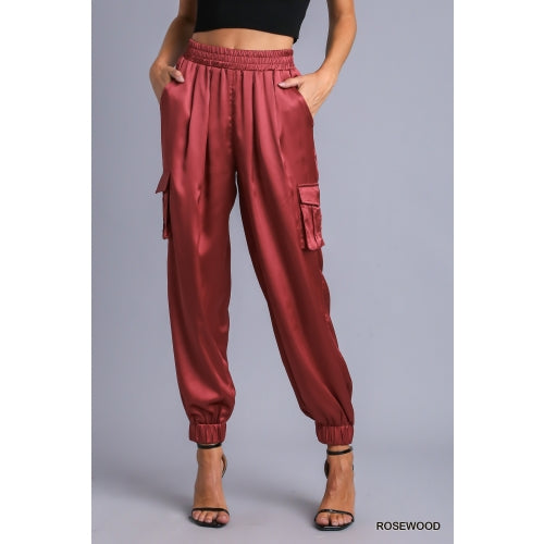 Silk Jogger Pants