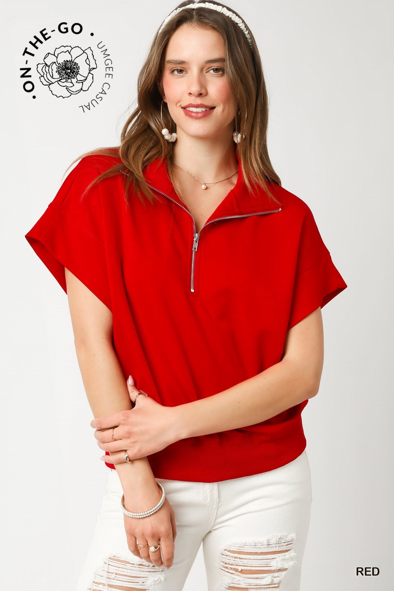 Luxeknit Half Zip Sweatshirt