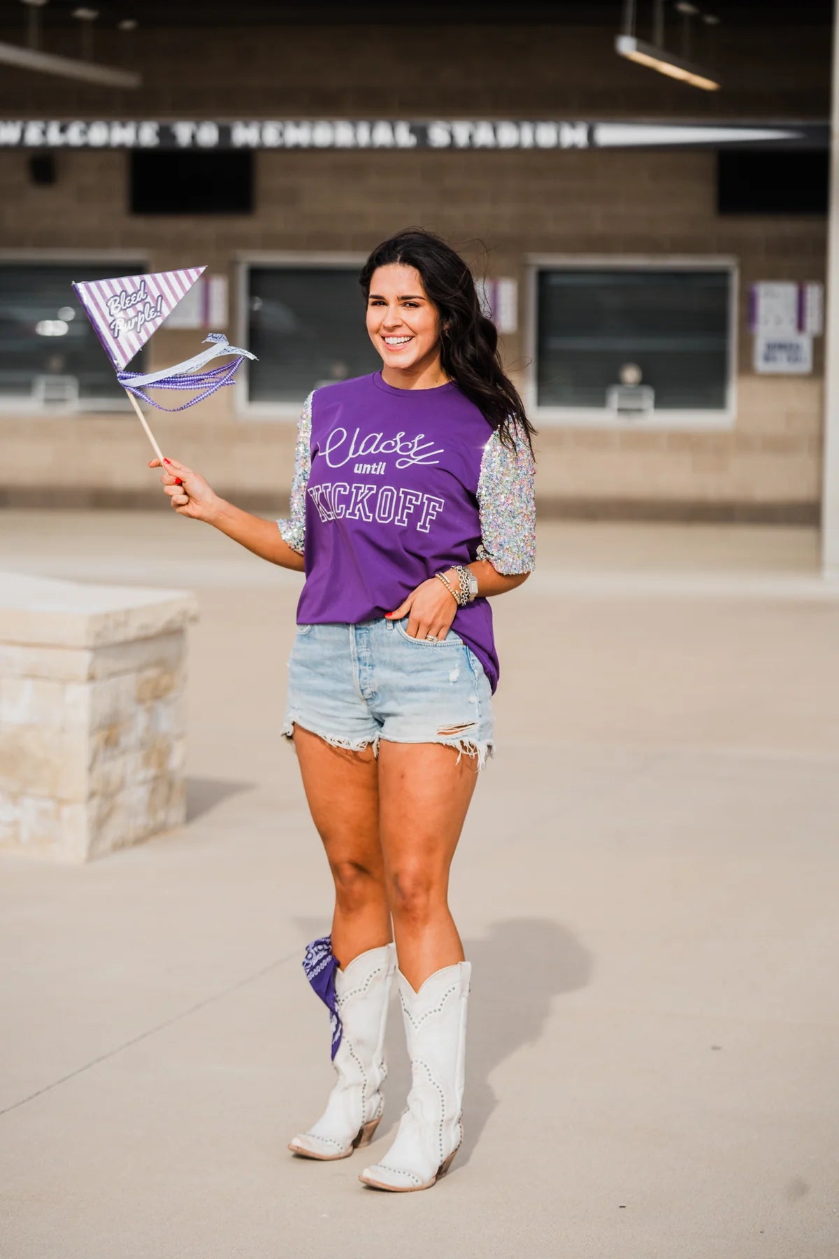 Classy Until Kickoff Tee