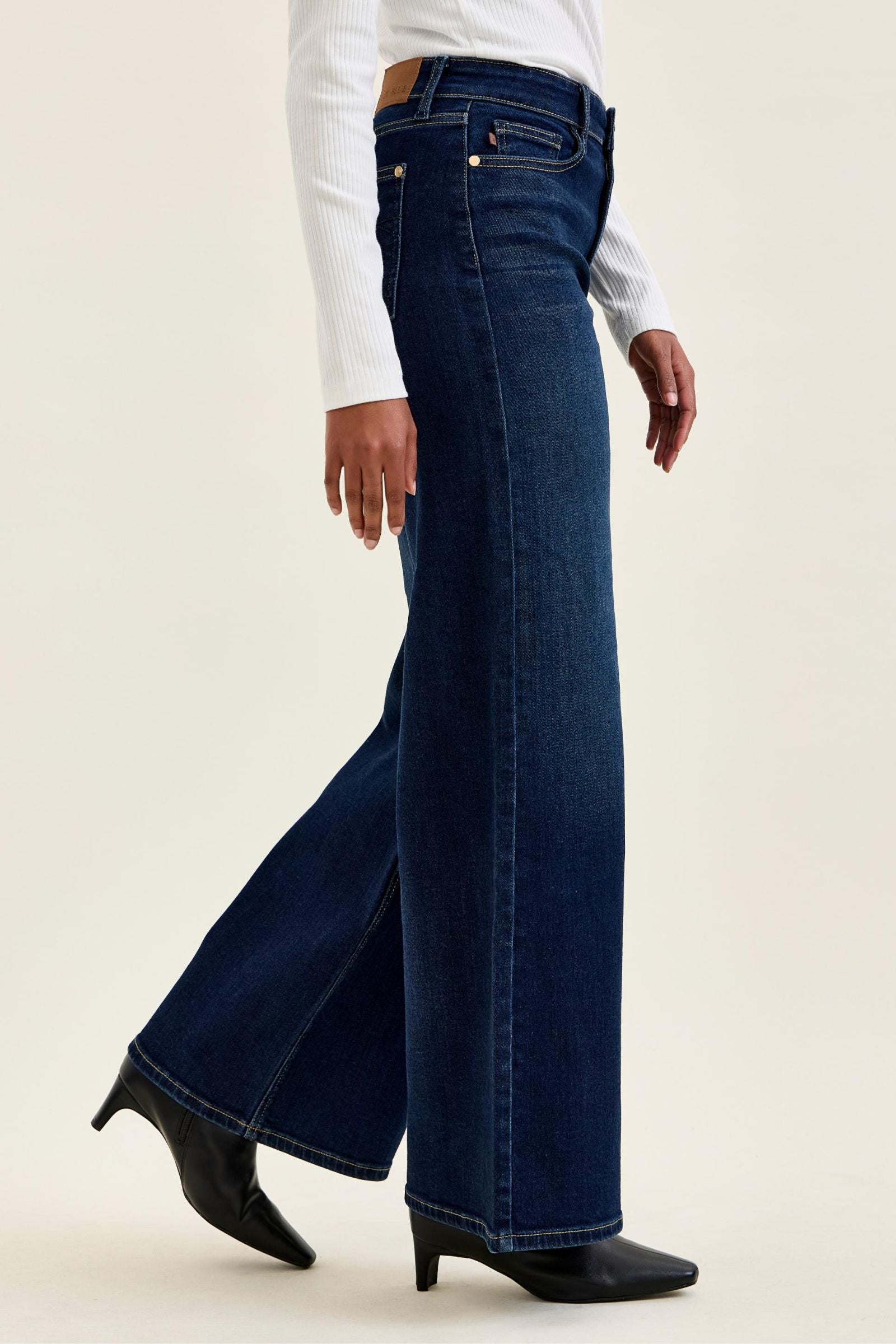 LUX Retro Wide Jeans HW