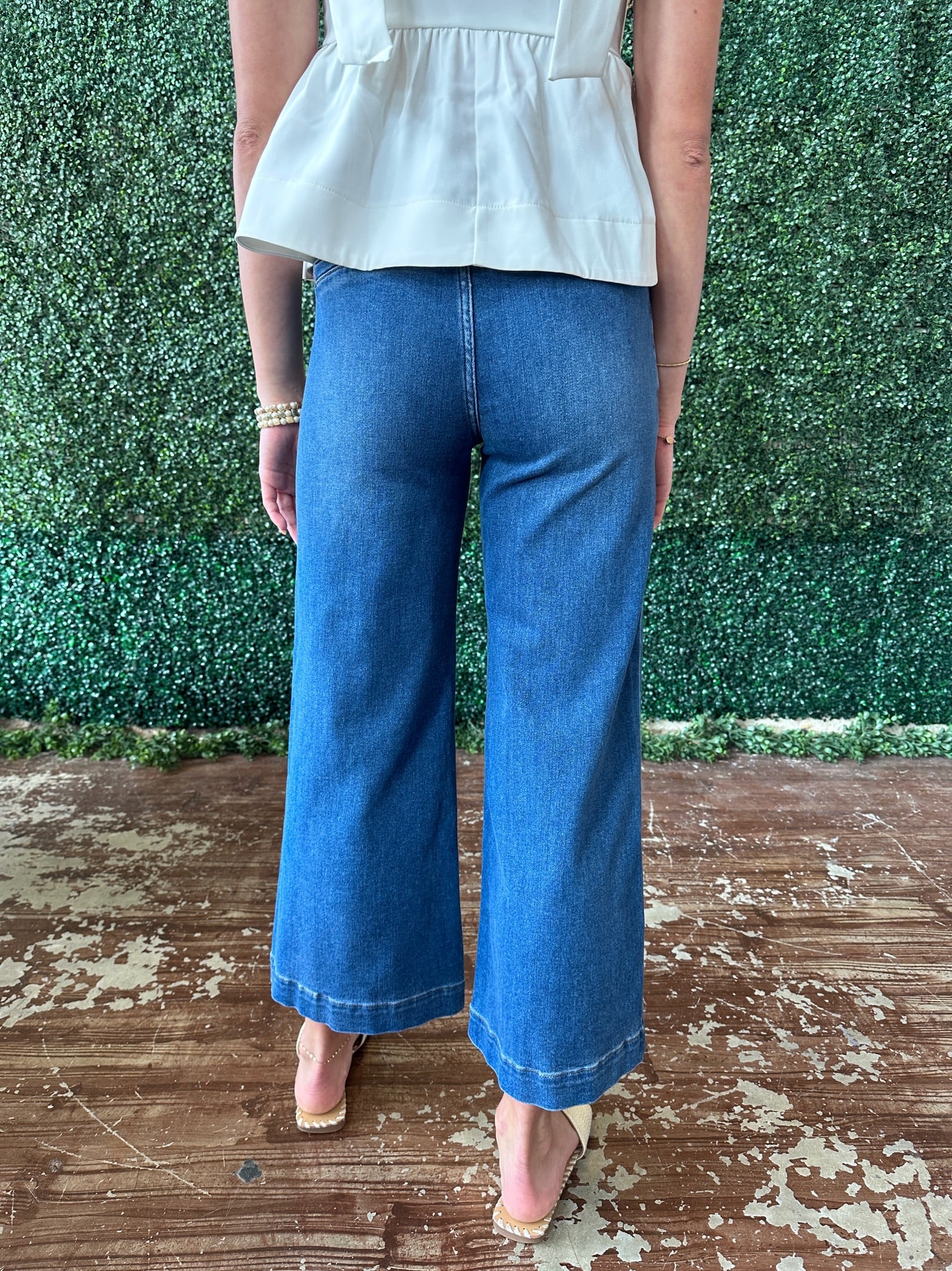 TUMMY CONTROL ELASTIC BAND HIGH RISE CROP WIDE