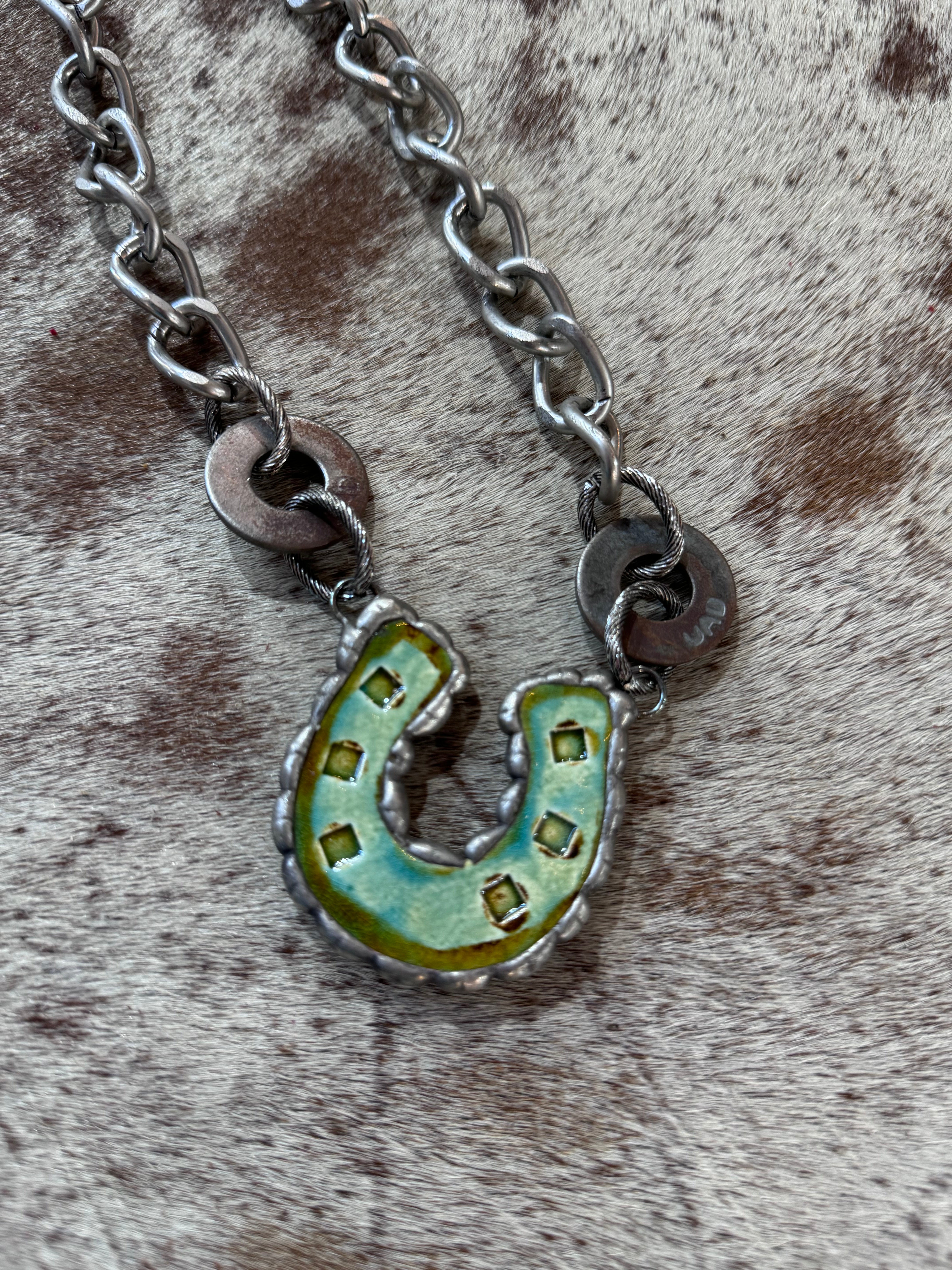 Horseshoe Pendant Necklace