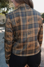Plaid Roundup Top