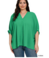 Flowy V-Neck Top