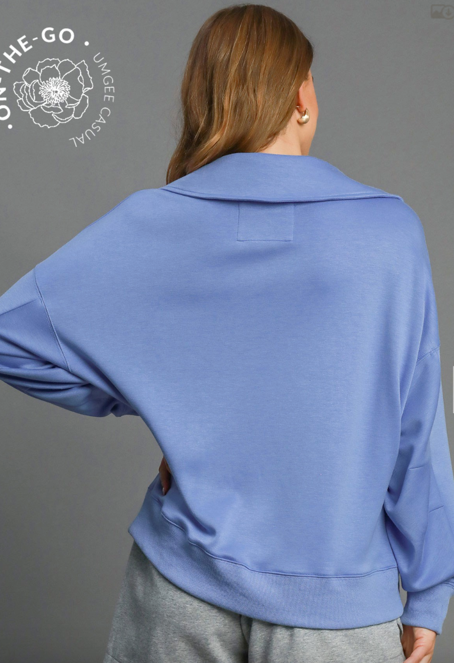 Luxeknit Collared Neck Top