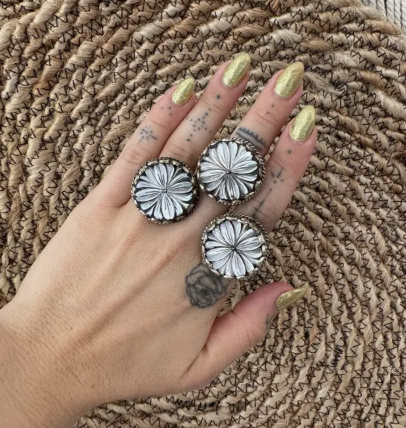 Flower Circle Ring