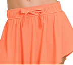 Ruffle hem tennis skirt