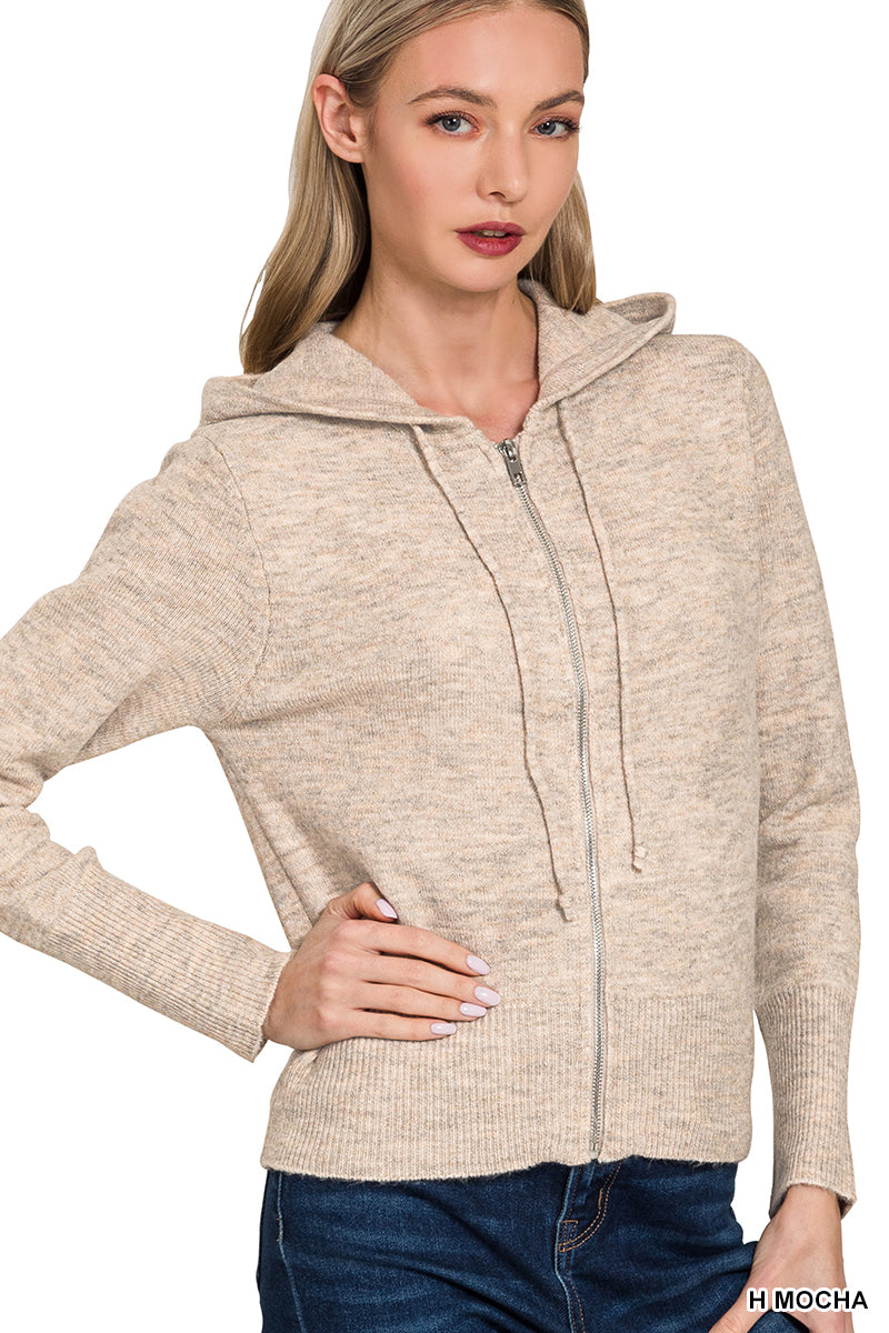 ZIP HOODIE SWEATER