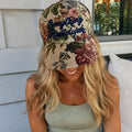 Everything Hallelujah Floral Trucker Hat