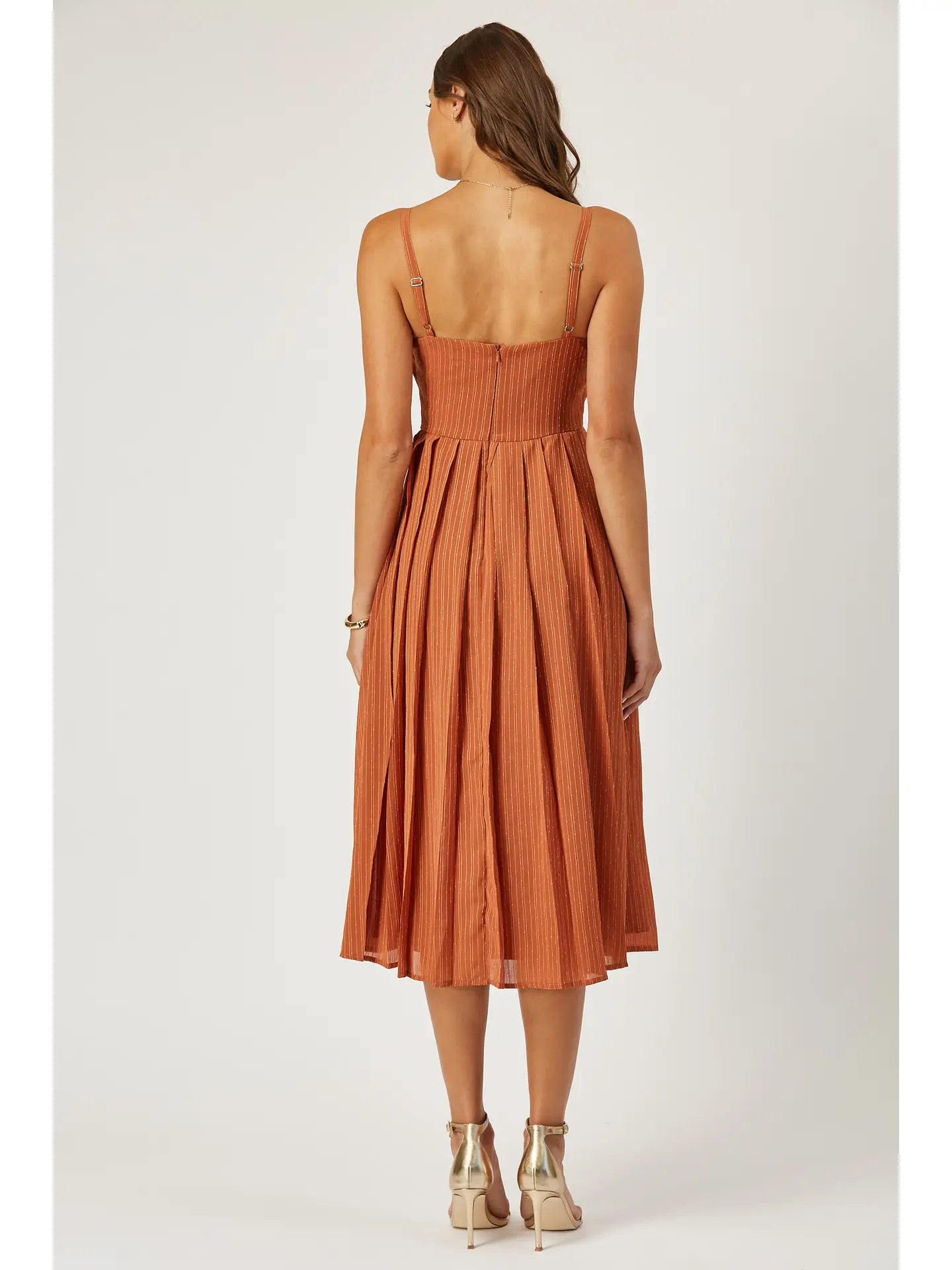 Seraphina Twist Midi Dress