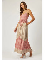 Charlotte Lace Burnout Maxi Dress