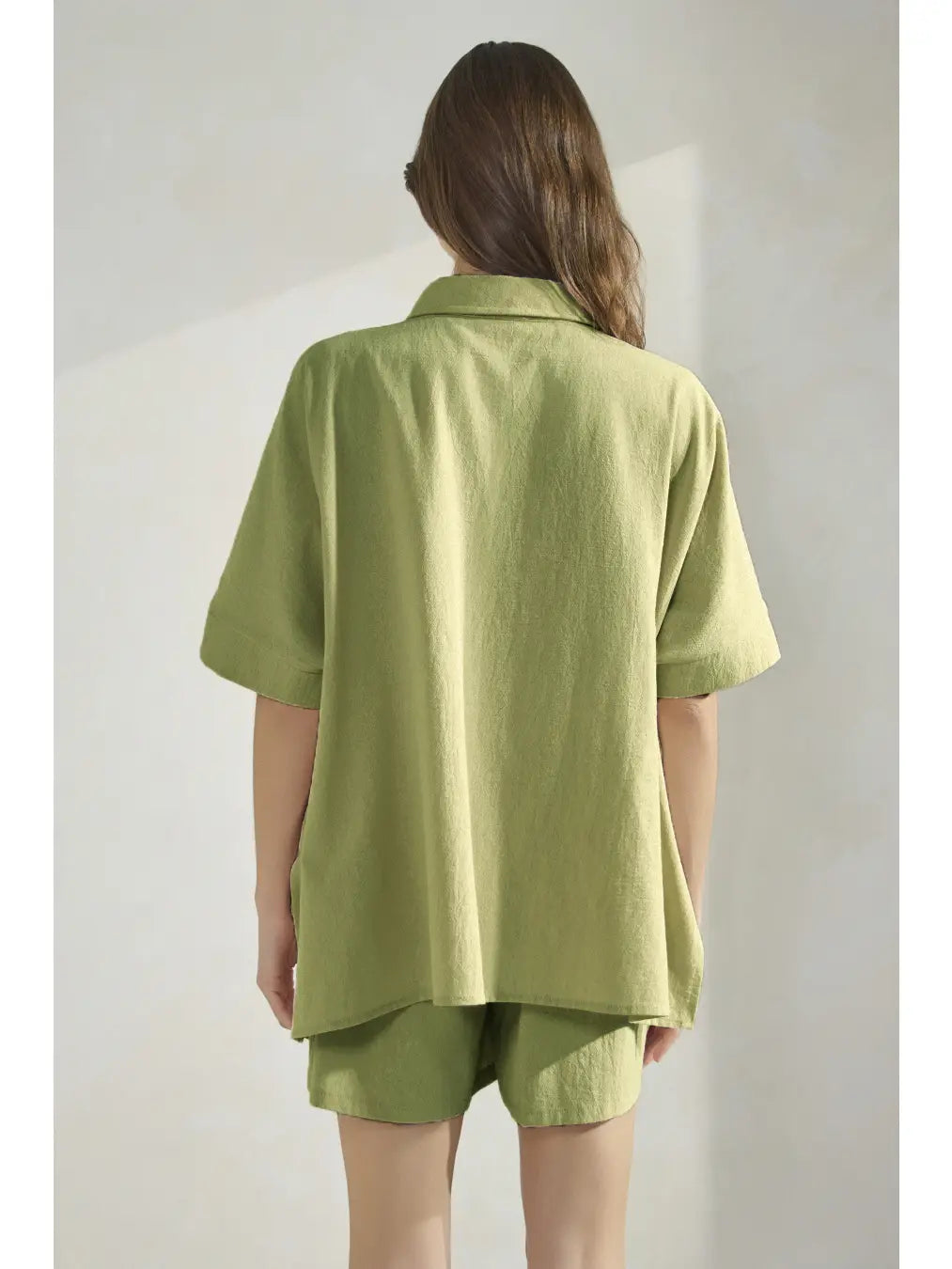 Solid Cotton Oversized Set