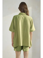 Solid Cotton Oversized Set