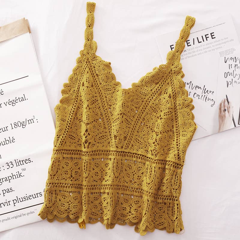 Bohemia Crochet Lace Tank Top