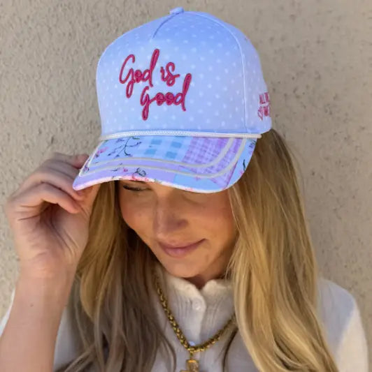 God Is Good All the Time Vintage Trucker Hat