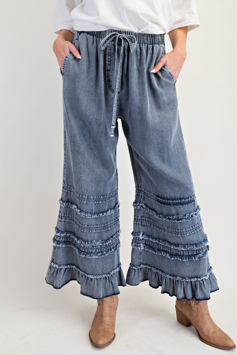 Ruffle Bottom Pants